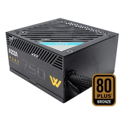 6. Azza PSAZ-750W 20+4-Pin ATX-Netzteilmodul ATX Schwarz