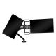 9. BakkerElkhuizen BE Monitorarm Universal Retail Crossbar