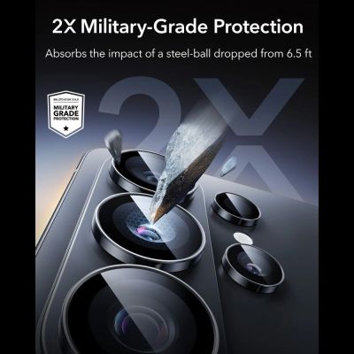 4. ESR Armorite Kameraschutzfolie für Samsung Galaxy S26 Ultra – Schwarz