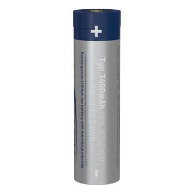 4. Ansmann 1307-0003 Akku für den Heimgebrauch, wiederaufladbarer 18650 Lithium-Ionen-Akku (Li-Ion)