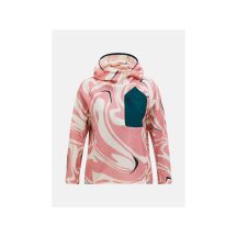 Bluza damska PEAK PERFORMANCE W Freelight Aop Polartec Alpha Hood kolor różowy