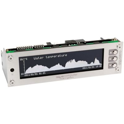 3. Aqua Computer 53145 LCD-Lüfterdrehzahlregler aus Edelstahl