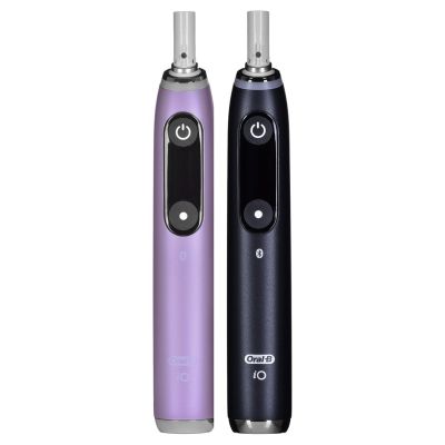 24. Braun Oral-B iO 9N Elektrische Zahnbürsten-Set DUO SCHWARZ ONYX & ROSÉ QUARTZ