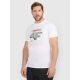 Herren-T-Shirt mit Aufdruck, regulär, Größe 4F 4FRAW25TTSHM3612-10S