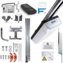 FAAC D1000 FDS elektromechanischer Garagentorantrieb (Antrieb mit eingebauter Steuerung, Funkkommunikationsmodul XF-FDS/433-868, Funkfernbedienung XT2-FDS und notwendigem Montagezubehör - Die Führungsschiene ist nicht im Lieferumfang enthalten)