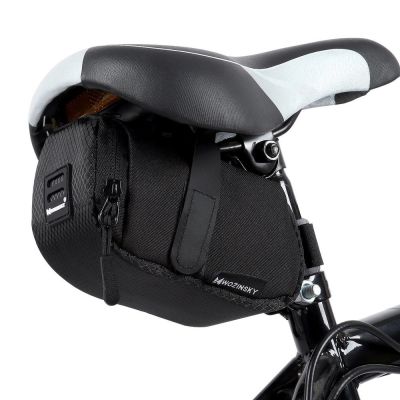 3. Wozinsky kleine Fahrradsatteltasche 0,6 l schwarz (WBB8BK schwarz)