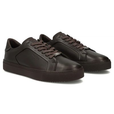 5. Herren-Sneaker aus braunem Leder, Modell Filippo MP8274