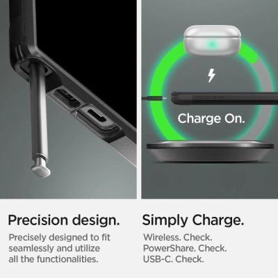 16. Spigen Tough Armor Hülle für Samsung Galaxy S23 Ultra – Schwarz