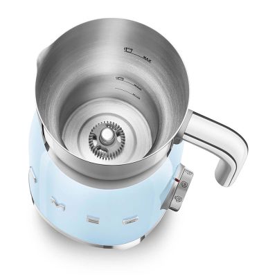 6. Smeg MFF11PBEU Milchaufschäumer/Milchwärmer, automatischer Milchaufschäumer/Milchwärmer, blau
