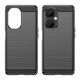 8. Carbon Case Hülle für OnePlus Nord CE 3 flexible Silikon-Carbon-Hülle schwarz