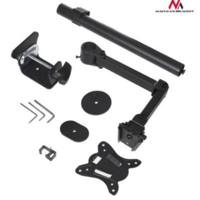 4. Maclean MC-690 Tischhalterung für Monitore (Tisch, schwenkbar, neigbar; 13" - 27"; max. 8 kg)