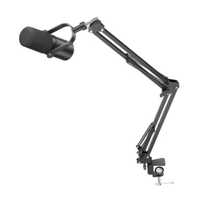 BOYA CastMic P60B Studiomikrofon mit Mikrofonarm, kabelgebunden, USB/XLR – Schwarz