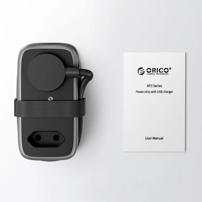 2. Orico AP3 65W GaN 6-in-1 Steckdosenleiste (2x Netzanschluss + 2x USB-A + 2x USB-C) – Schwarz