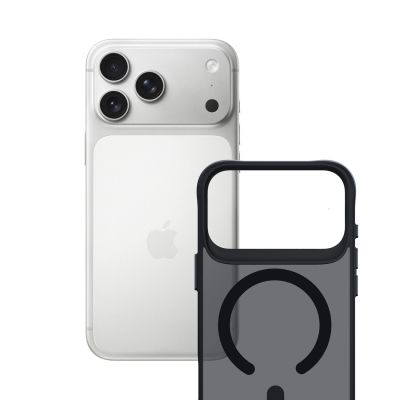 7. 3mk Smoke MagCase für iPhone 17 Pro - Schwarz, halbtransparent