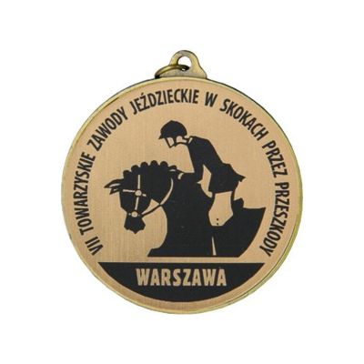 4. Metallmedaille mit Gravur auf Laminat