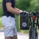 7. Rockbros AS-003-1Y wasserdichte Fahrradtasche mit Schultergurt, Vorder-/Hinterradbefestigung, 10–14 l – gelb