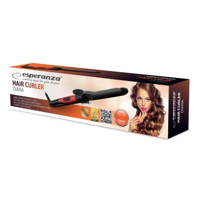 7. Esperanza Diana EBL005 Lockenstab (25W; schwarz)