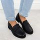 6. Damen-Lederloafer in Schwarz Sergio Leone MK25112-S