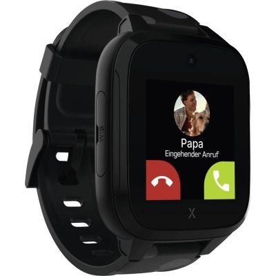 5. Xplora XGO3 2. Generation, 3,3 cm (1,3 Zoll) TFT-Digitaldisplay, 240 x 240 Pixel Touchscreen, 4G, Schwarz, WLAN, GPS