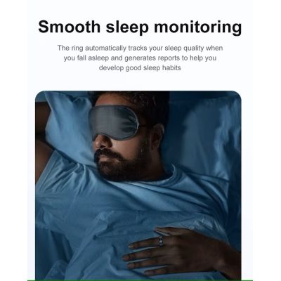 4. Smart Ring RUBICON R6 Dunkelgrau GRÖSSE 9 (US) SMARUB323