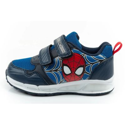 2. Leomil Kinder-Sportschuhe Spiderman Sneaker, leicht, mit Klettverschluss, schwarz/blau