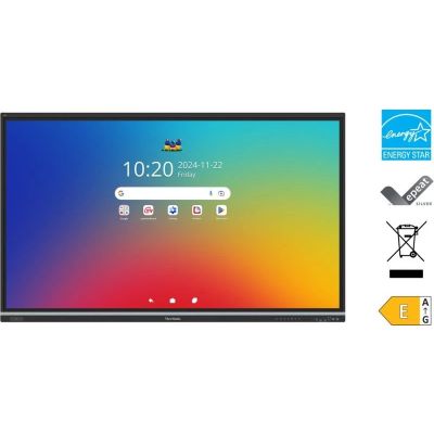 Viewsonic IFP5551 Display Interaktives Whiteboard 139,7 cm (55") 3840 x 2160 px Touchscreen Schwarz