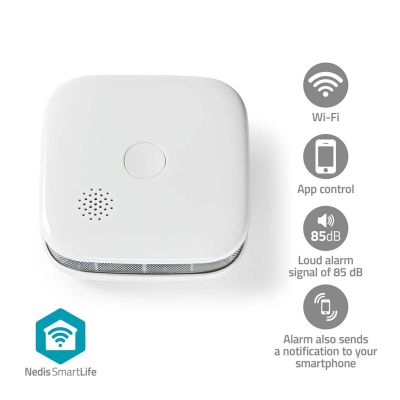 11. Nedis WIFIDS21WT Intelligenter Rauchmelder mit Luftprobenahme und drahtloser Verbindung