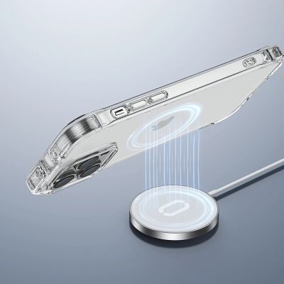 8. Joyroom Defender Series Case Cover für iPhone 14 Pro Max Armored Hook Cover Stand Clear (JR-14H4)