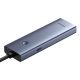 3. Baseus UltraJoy Series USB-A-Hub (4x USB-A 3.0, 1x USB-C, 5 V, 50 cm) – Grau