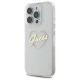 2. Guess IML Heart Hülle für iPhone 16 Pro Max – transparent