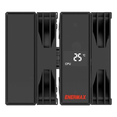 5. Enermax ETS-TD60D Computer-Kühlsystem Prozessor-Luftkühler 12 cm Schwarz