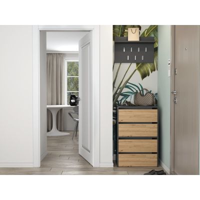 3. MODO SCHUHSCHRANK X2 ANTHRAZIT/ARTISAN