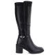 2. Sergio Leone KZ-14 schwarze gefütterte Stiefel mit hohem Absatz