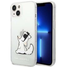 Karl Lagerfeld KLHCP14MCFNRC iPhone 14 Plus 6,7 "Hardcase klar / transparent Choupette Fun
