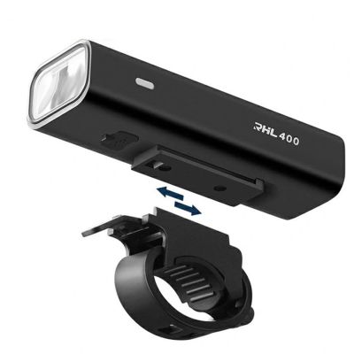 2. Rockbros RHL400 Fahrrad-Frontlicht 400 lm USB-C - Schwarz