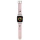 2. Karl Lagerfeld 3D Rubber Karl&Choupette Heads Armband für Apple Watch 38/40/41 mm – Rosa