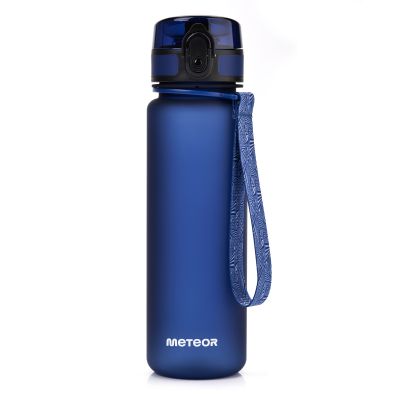 8. Meteor 650 ml marineblaue Sportflasche
