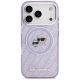 3. Karl Lagerfeld IML Glitter Karl & Choupette Heads Logo MagSafe Case für iPhone 17 Pro - Lila