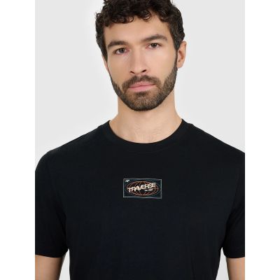 6. Herren-T-Shirt mit Aufdruck, regulär, Größe 4F 4FRAW25TTSHM3377-20S