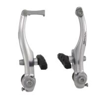 Bremsbacken H110 2x90 silber gerade Feder