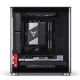 17. Jonsbo TK-0 PC-Gehäuse, Mini-Tower, Mini-ITX, gehärtetes Glas, Holz – schwarz