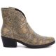 2. Damen-Cowboystiefel Schlangenmuster Gold M.Daszyński MR2382