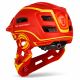 6. Wozinsky Kinder-Integralhelm mit USB-Rücklicht, Größe S – Rot und Gelb