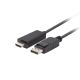 4. LANBERG KABEL DISPLAYPORT (M) V1.1->HDMI (M) 1M CA-DPHD-11CC-0010-BK