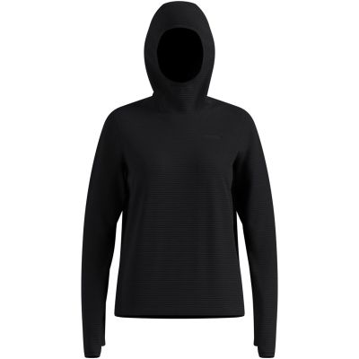 Odlo Damen Essential Thermal Mid Layer Hoodie Schwarz Größe S