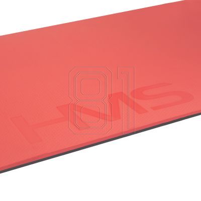 27. HMS Premium MFK03 Rot-Schwarze Club Fitnessmatte mit Löchern 