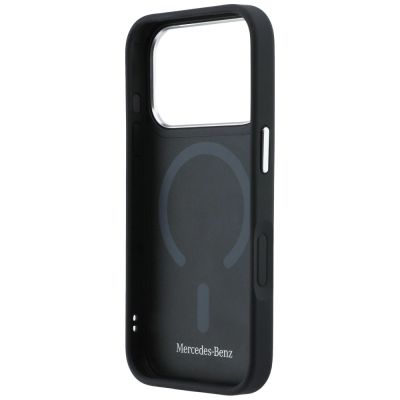 7. Mercedes Leder 3D MagSafe Hülle für iPhone 17 Pro Max - Marineblau