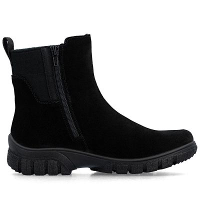 2. Wasserdichte, komfortable Damen-Lederboots in Schwarz – Rieker 7269-00