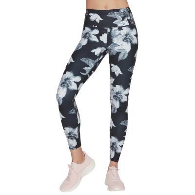 Skechers Go Sculpt Magnolia Dreams HW Leggings WLG214-BKMT Schwarz XL