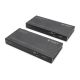 5. HDBaseT KVM-Extender-Kit, 150 m, 4K/60 Hz, USB 2.0, PoC, IR, Schwarz